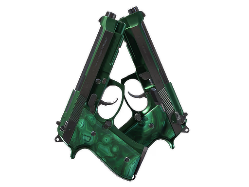 Dual Berettas | Polished Malachite